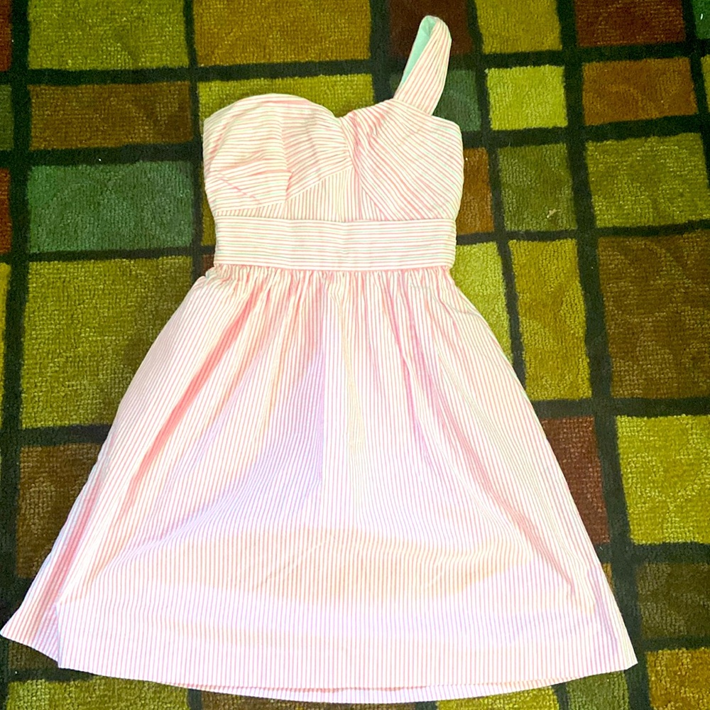 Lily Pulitzer one shoulder mini dress